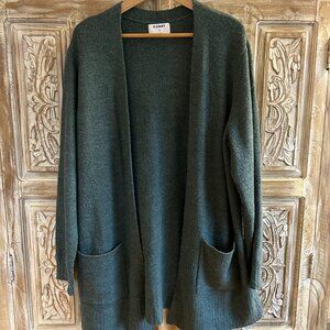 Old Navy Blue/Green Open Cardigan XL
